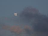 Moon and Pastel Clouds
