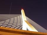 Satellite over the Zakim Bridge