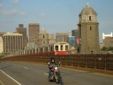 Motorcycle and Subway