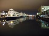 Row of Boats at Boston Harbor