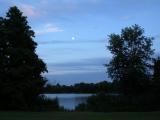 Moon over the Mystic River