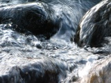 Rushing Water over Stones