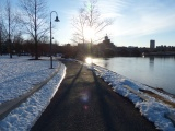 Winter in Nashua Street Park