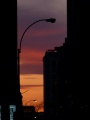 Vivid Sky under Streetlamp