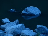 Blue Light on the Rocks