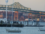 Tobin Bridge at Sunset