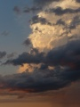Towering Sunset Clouds