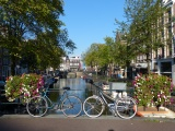 Bicycles on a Bridge