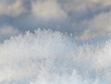 Landscape of Frosted Snow
