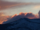 Clouds along the Mountain Line