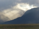 Sunbeams in the Mountains