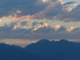 Soft Clouds over the Mountains