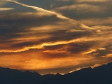 Streaks of Glowing Clouds