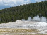 Steam at Old Faithful