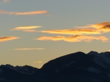 Colorful Streamers of Clouds