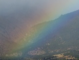 Rainbow in the Mountains