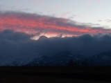 Sunset over the Peaks