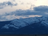 Purple Light on the Mountains