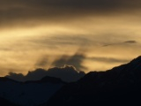 Shadows of Clouds beyond Mountains