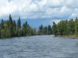 River on a Cloudy Day