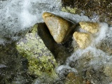 Rocks beside Rapids