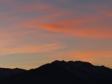 Wispy Pink Clouds in November