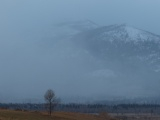 Mountains through the Haze