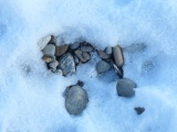 Rocks under Snow