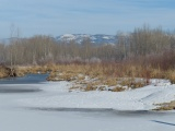 Poker Joe Fishing Access in Winter