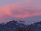 Red Clouds Flowing in the Morning