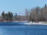 Bright Blue Winter Water