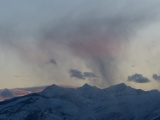 Rainband over Snow