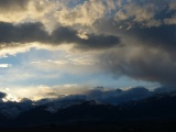 April Sky over the Mountains