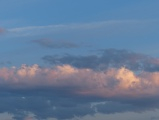 Soft Clouds in Evening Sky