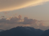Soft June Clouds over Mountains