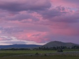 Neon Sky over Pastures