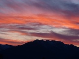 Bands of Sunset Clouds