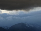 Dark Clouds over Mountains