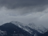 Winter Mountains and Clouds