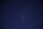 Comet in Blue Sky