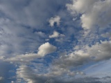 Sky with Puffy Clouds