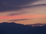 Feathery Clouds at Sunset