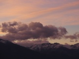 Lilac Clouds at Sunset