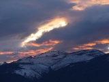 Swash of Light over Mountains