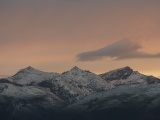 Mountains in May at Dusk