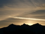 Clouds Lit by the Vanishing Sun