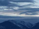 Dusk Clouds over the Bitterroots