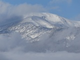 Snowy Peaks with Blue Sky