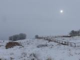 Winter Sun through Clouds