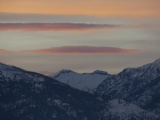 Shaded Peaks in the Distance